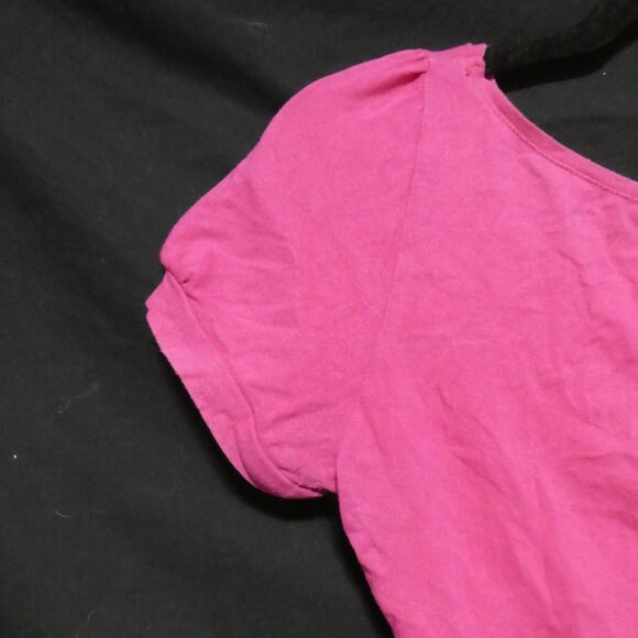 SEDUCTIONS | medium | Solid Pink Short Sleeve Round Neck Shirt - Picture 8 of 12
